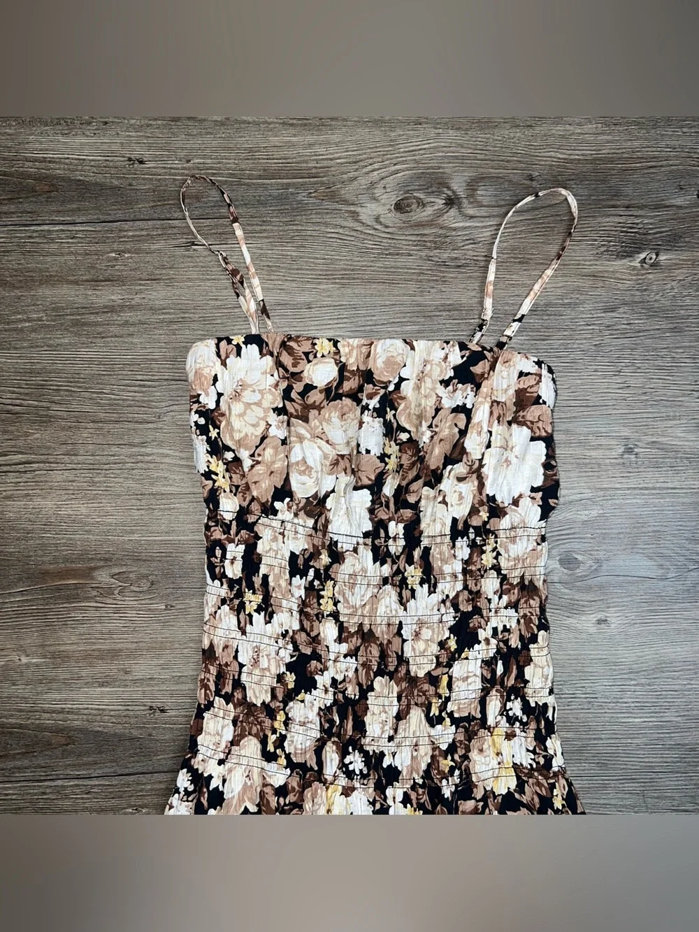 Abercrombie & Fitch Dress S Maxi Whimsigoth Feminine Euro-summer Hipster Floral